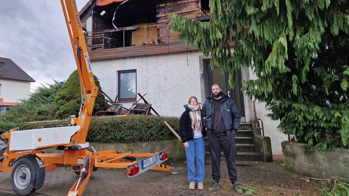 Ausgebrannte Wohnung in Bielefeld