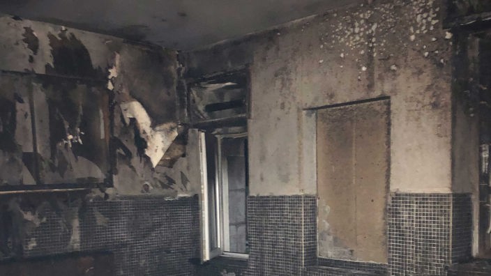 Feuer in einem Mehrfamilienhaus in Ahlen