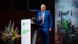 Joachim Rukwied, Präsident des Deutschen Bauernverbands, spricht auf dem Deutschen Bauerntag.