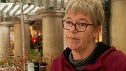 Blumenverkäuferin Marita Bertels hat unfreiwillig frei wegen des G7-Treffens