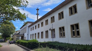 Die Kaserne in Münster in der Manfred-von-Richthofen-Straße von außen