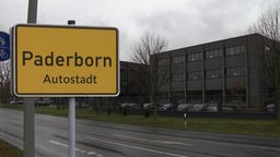 Ortschild Paderborn