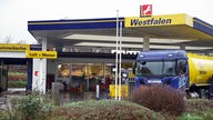 Eine Tankstelle von Westfalen