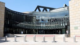 Der Landtag in Düsseldorf von außen