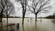 Hochwasser flutet die Straßen in NRW