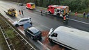 Massenunfall A2 Bielefeld Gütersloh 