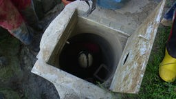 Der Eingang einer Höhle in Hemer