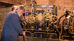 Bernd Laude im Glockenturm der Pauluskirche