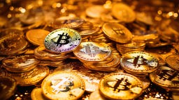 Symbolbild von Bitcoins