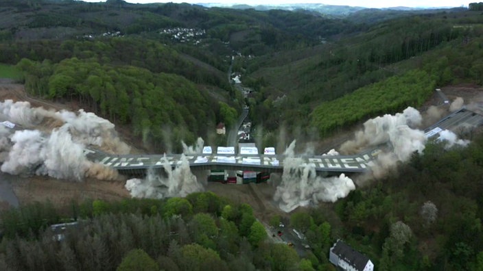 Die Brücke stürzt ein