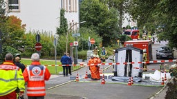 Rettungseinsatz am Klinikum Lüdenscheid