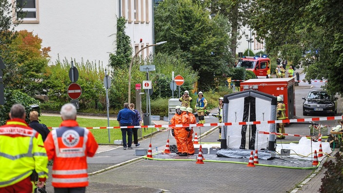 Rettungseinsatz am Klinikum Lüdenscheid