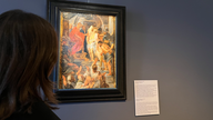 Ölskizze "Ecce Homo" von Peter Paul Rubens in der Austellung