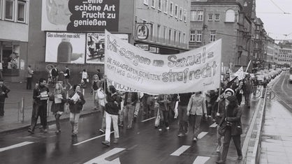 Schwulenbewegung in Bielefeld, Demo in der Innenstadt 1981 