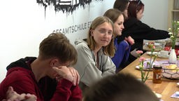 Ukrainische Schüler in der Gesamtschule Eiserfeld 