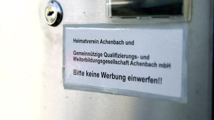 Briefkasten des Heimatvereins Achenbach