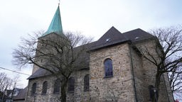 Die St.-Agatha-Kirche in Dorsten von außen