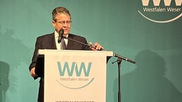 Westfalen Weser-Forum: Sigmar Gabriel setzt auf einheitliches Handeln Europas