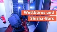 Wettbüros und Shisha-Bars