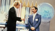 Wetten dass-Sendung am 3.9.1988, als "Titanic"-Redakteur Bernd Fritz als Wettkandidat auftrat