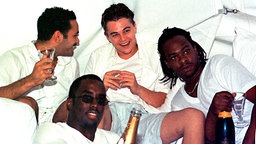 Leonardo DiCaprio auf einer "White Party" von P. Diddy