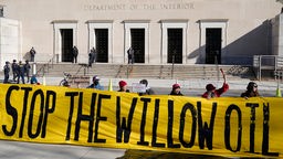 Proteste gegen Ölbohrprojekt in den USA