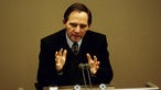 Wolfgang Schäuble 1991 bei der Hauptstadtabstimmung über den zukünftigen Regierungssitz von Deutschland