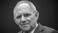 Wolfgang Schäuble (CDU), ehemaliger Bundesfinanzminister, aufgenommen während eines Interviews in Berlin