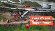 Zwei Wagen fingen Feuer-TN