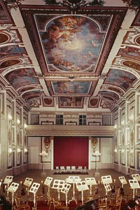Der Musiksaal von Schloss Esterházy. Wirkungsstätte von Hummel von 1804 bis 1813.