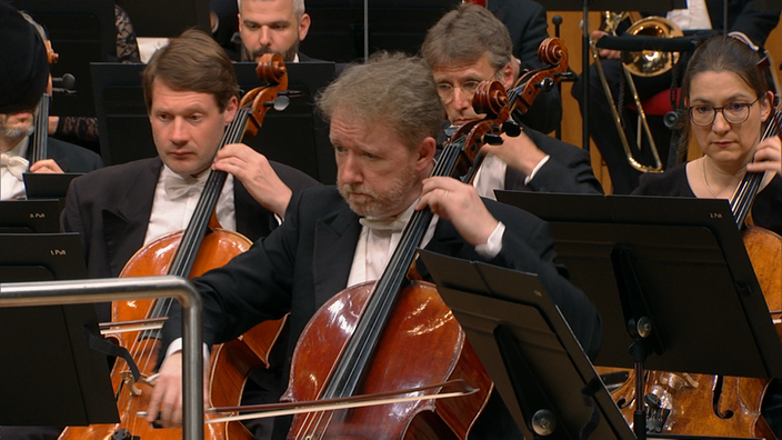 Cellisten des WDR Sinfonieorchesters spielen Richard Strauss' Tod und Verklärung