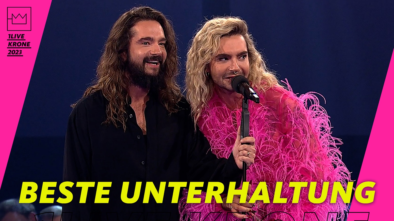 Bill und Tom Kaulitz gewinnen die Krone "Beste Unterhaltung" Videos