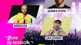 1LIVE DJ Session Best Of Teil 3 mit James Hype, Meduza & Jax Jones