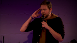 Comedian Bastian Bielendorfer bei einem Live-Auftritt bei 1LIVE Generation Gag