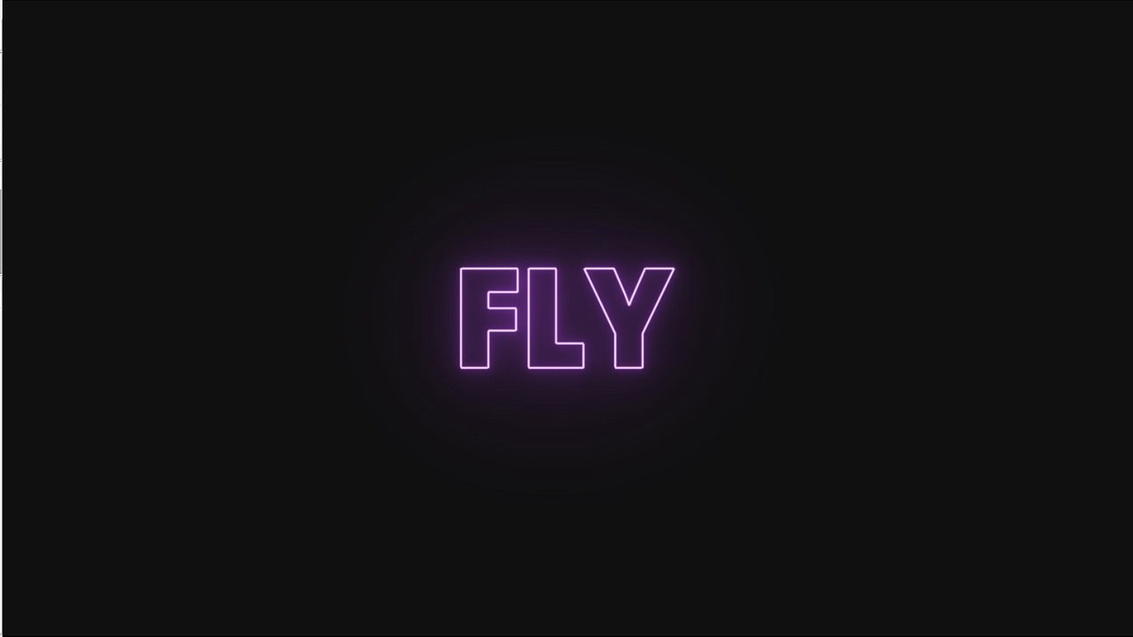 Schriftzug Fly