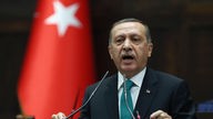 Der türkische Ministerpräsident Recep Tayyip Erdogan hält eine Rede
