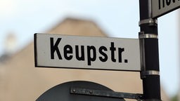 Das Strassenschild "Keupstrasse" am 03.05.2013 in Köln (Nordrhein-Westfalen)