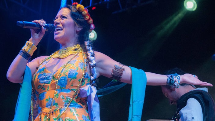 Lila Downs auf der Bühne