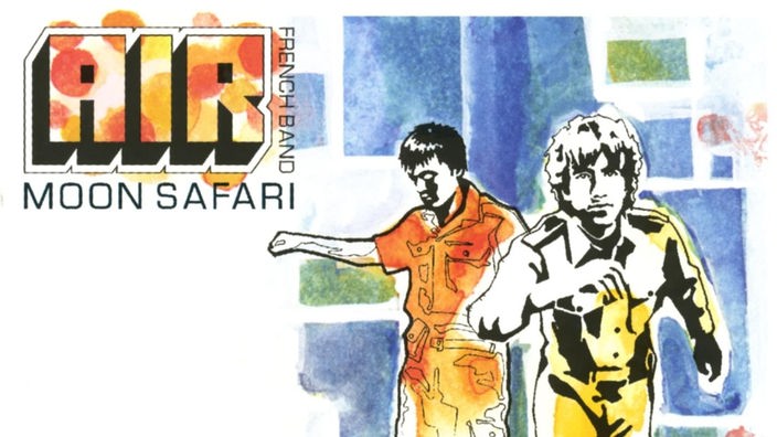 Air: "Moon Safari" - Electronica-Duo "Air" hat die Popmusik ab Ende der 90er mitgeprägt. Nicolas Godin und JB Dunckel, gezeichnet auf dem Cover