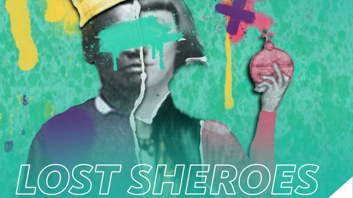 Lost Sheroes - Logo der Podcastserie über unbekannte Frauen der Weltgeschichte