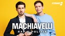 Salwa Houmsi, Jan Kawelke und Vassili Golod moderieren den Podcast "COSMO Machiavelli - Rap und Politik"
