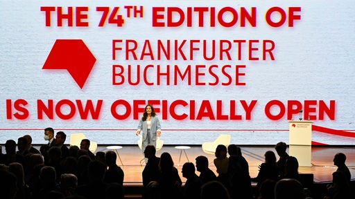 74. Frankfurter Buchmesse Eröffnung Bühne