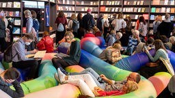 Feria del libro de Fráncfort -Sección de lectura