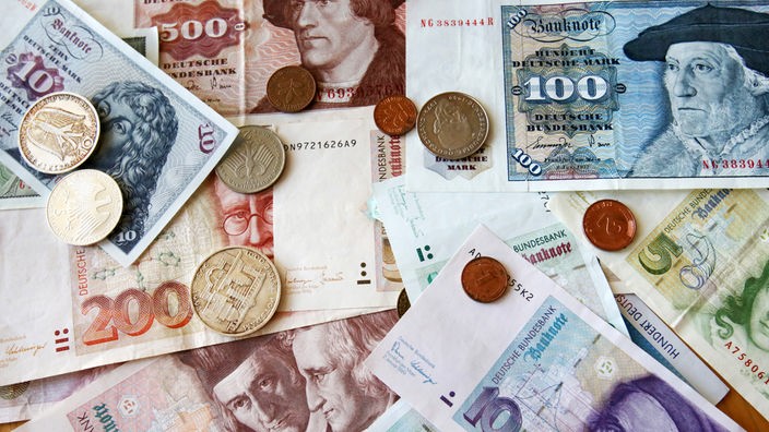 Deutsche Mark: Geldscheine und Münzen