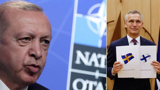 Türkischer Staatspräsident Recep Tayyip Erdogan und Nato-Generalsekretär Jens Stoltenberg