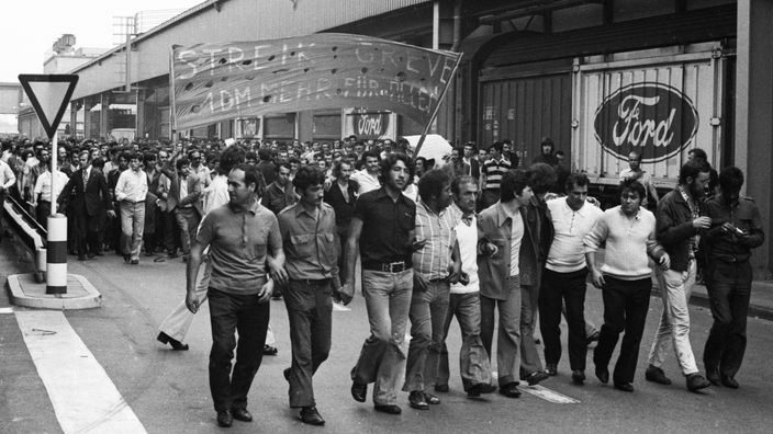 Streik bei den Ford-Werken - 1973