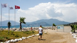 Strand in Mugla, Türkei