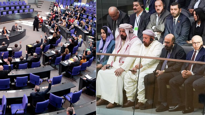 Abstimmung im Bundestag über die Anerkennung des Genozids an Jesiden durch die IS