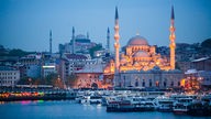 Blaue Moschee und Hagia Sophia in Istanbul