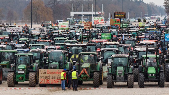 Bauerprotesten in Deutschland